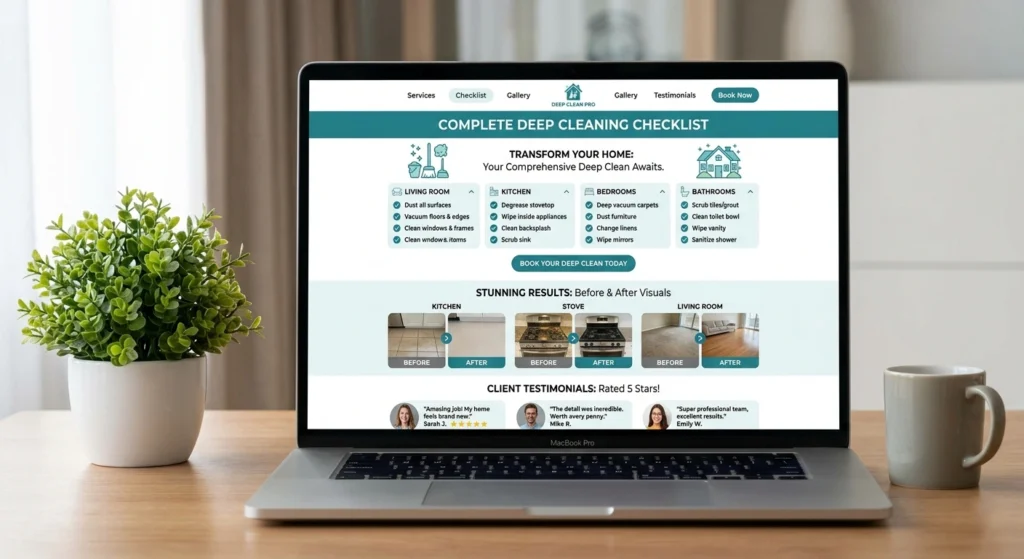 Deep Cleaning Auburn premium positioning example The Moppsters