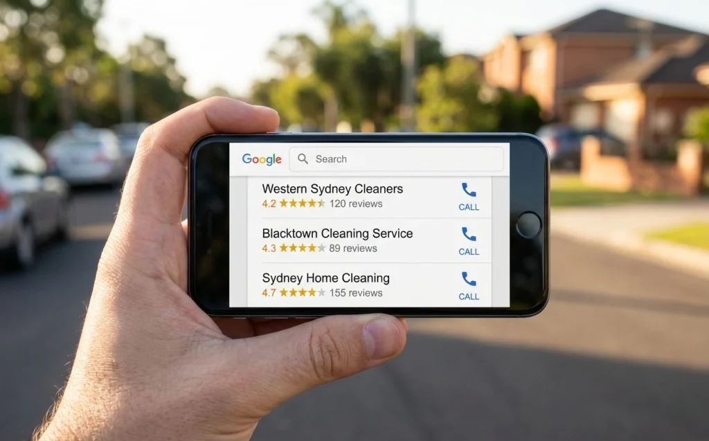 Deep cleaning Blacktown Google Maps Pack ranking signals explained The Moppsters