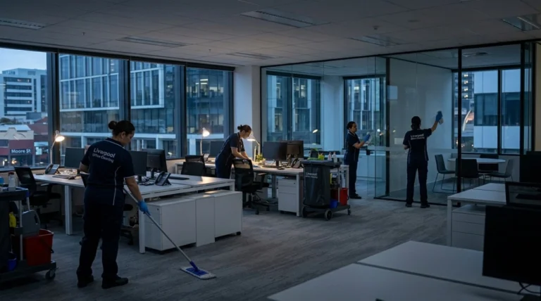 Office Cleaning Liverpool commercial workspace cleaning The Moppsters