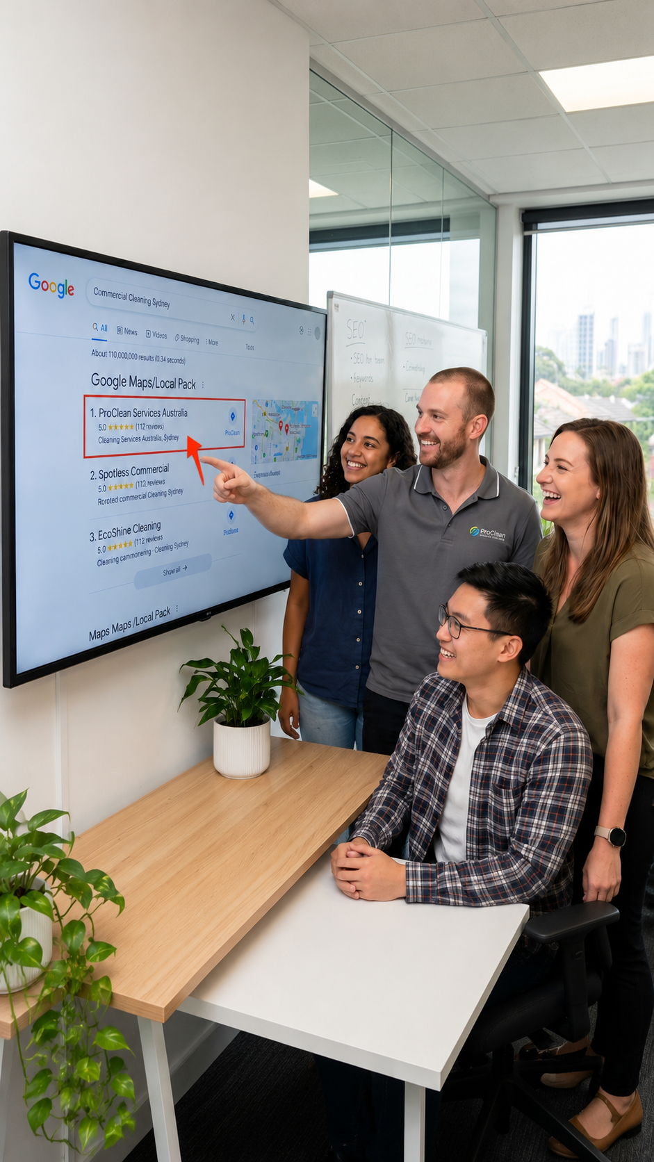 Cleaning company SEO strategy and results — Moppsters Australia