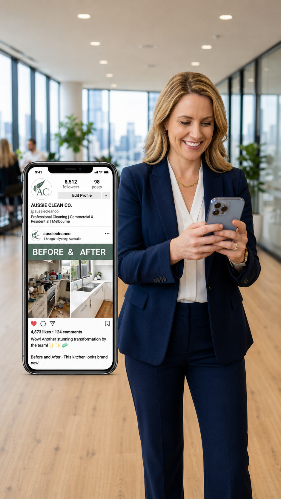Social media growth strategy for Australian cleaning business