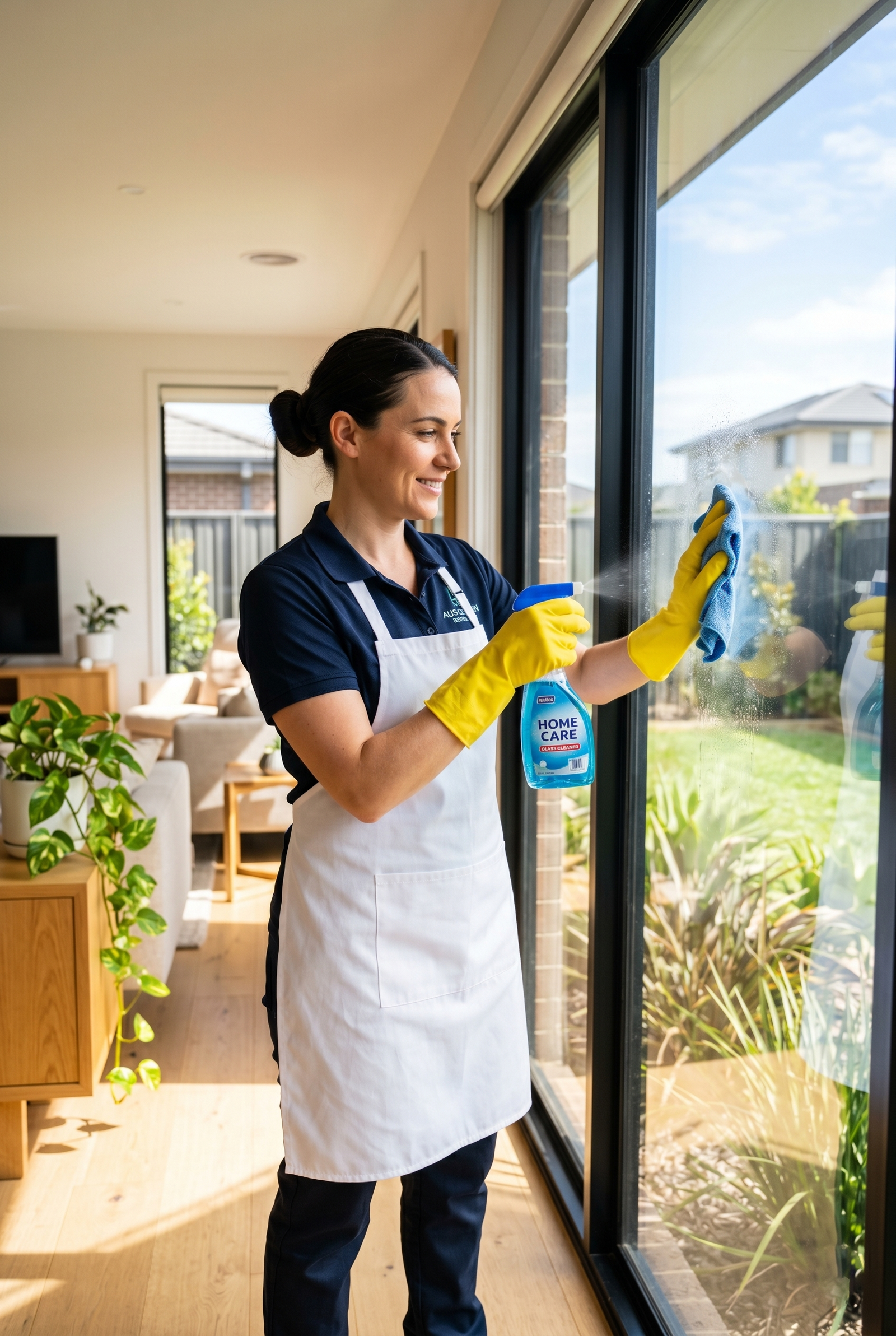 Professional cleaning team,the businesses Moppsters was built to serve