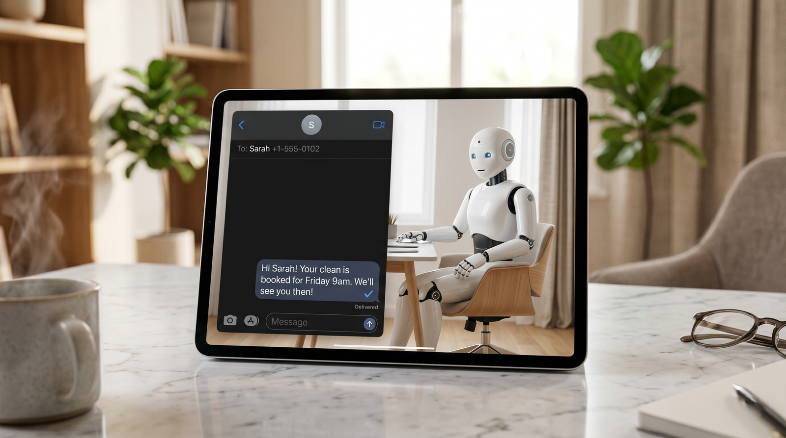 Automatic appointment booking system for cleaning companies