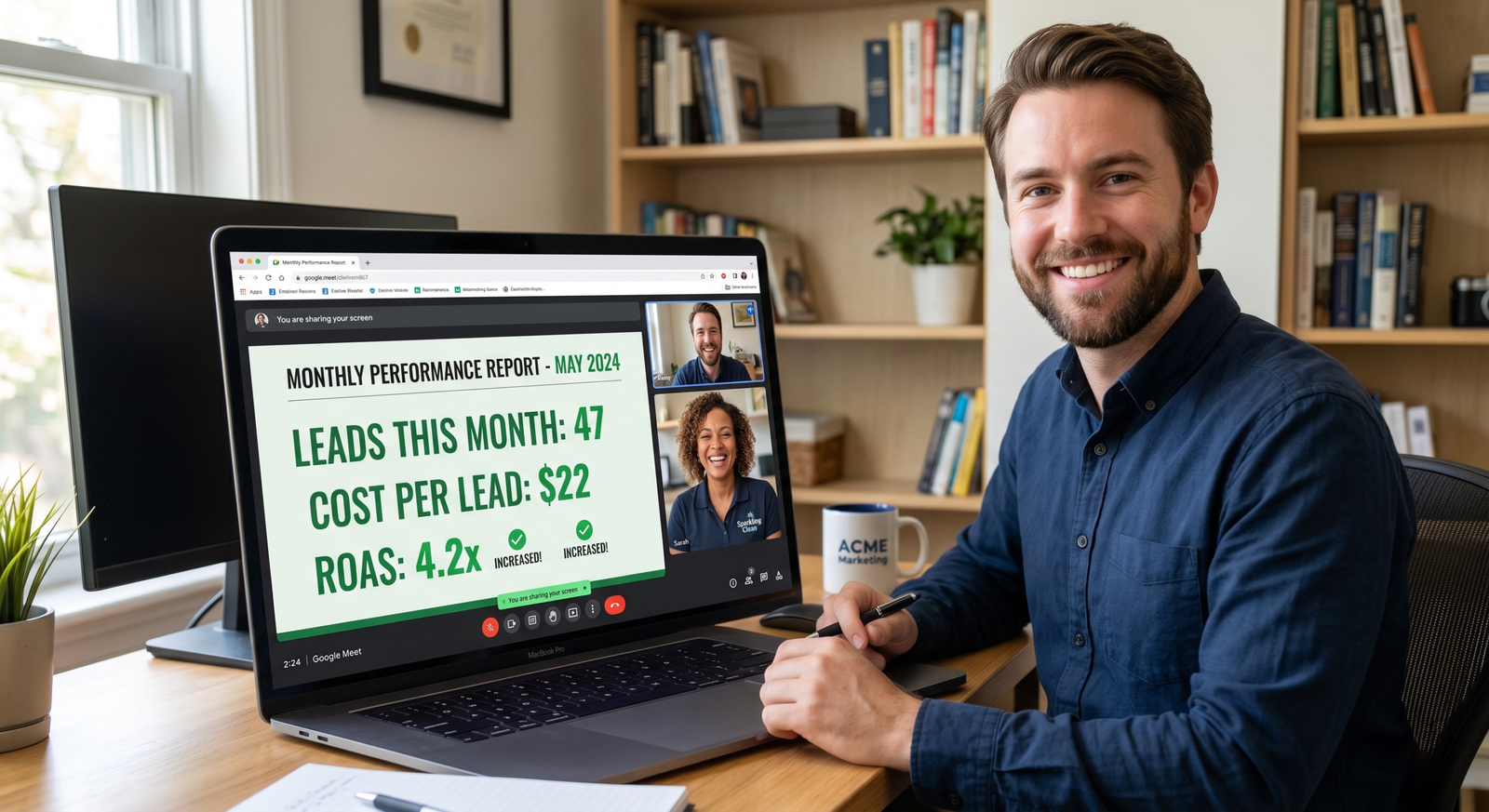 Scaling successful Google Ads campaigns for cleaning business growth