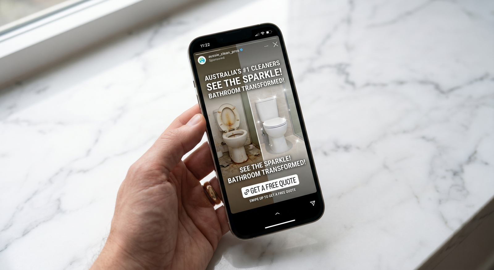 Instagram Ads for cleaning businesses in Australia