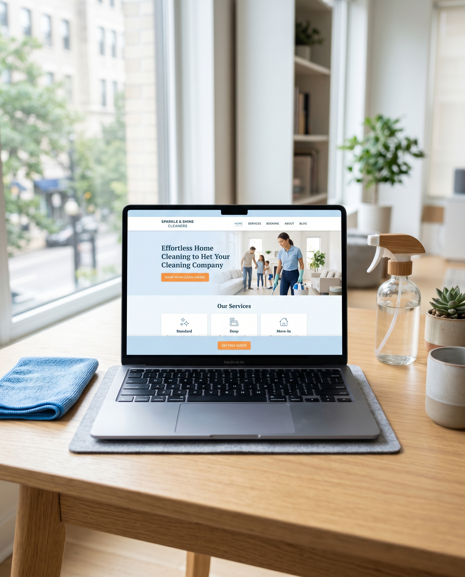 Website development for cleaning companies