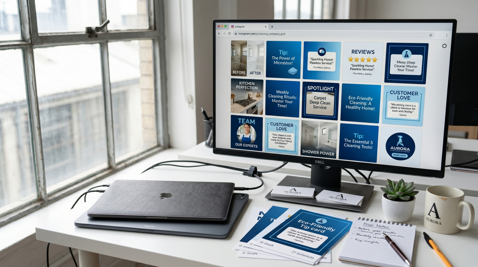 Professional cleaning results shared on social media Australia